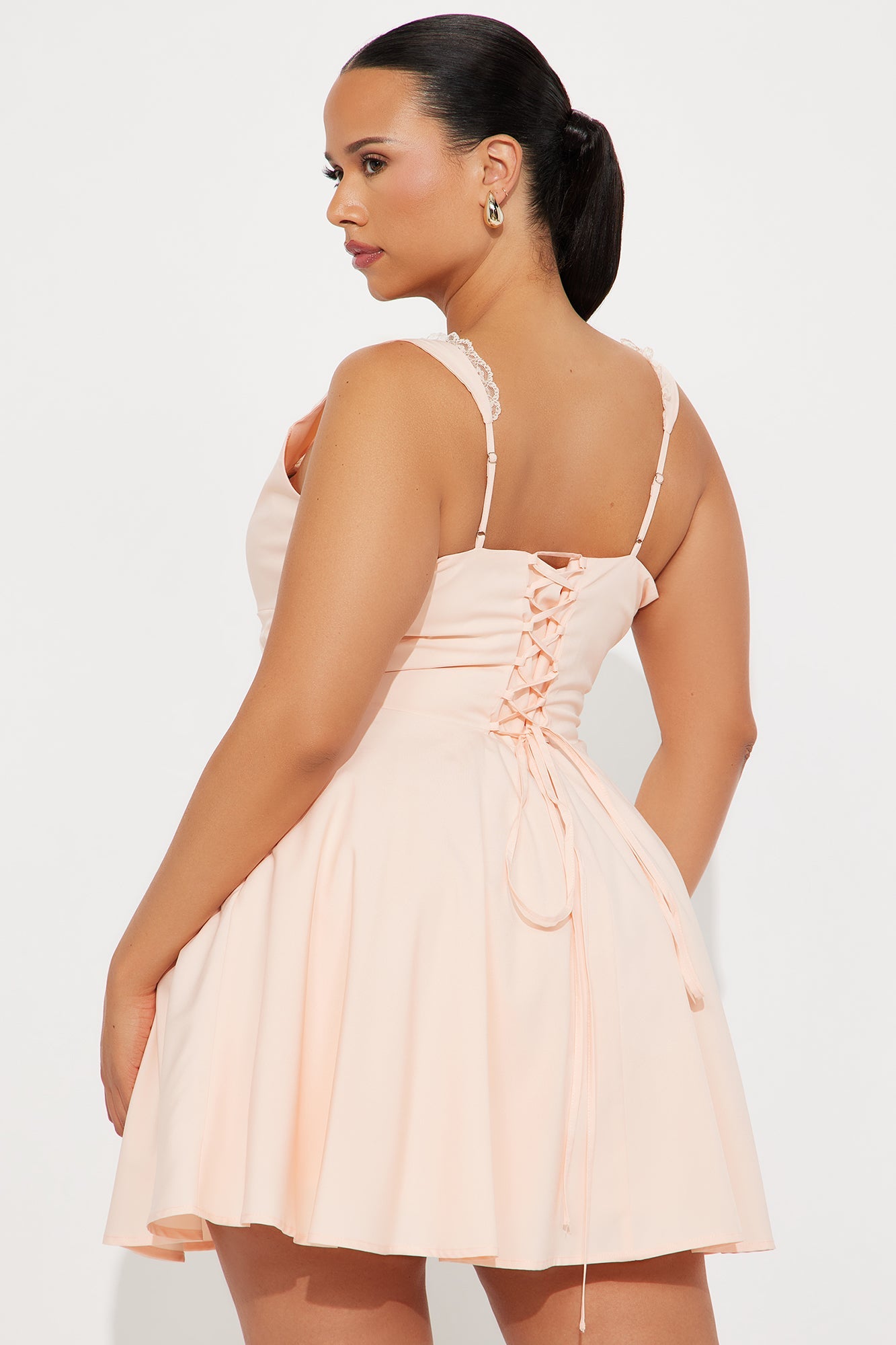Truly Yours Corset Mini Dress - Blush