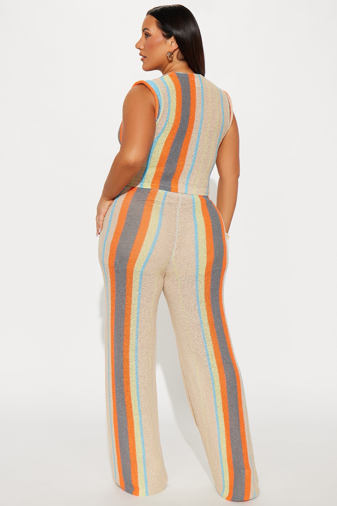 Festival Vibe Crochet Pant Set - Multi Color