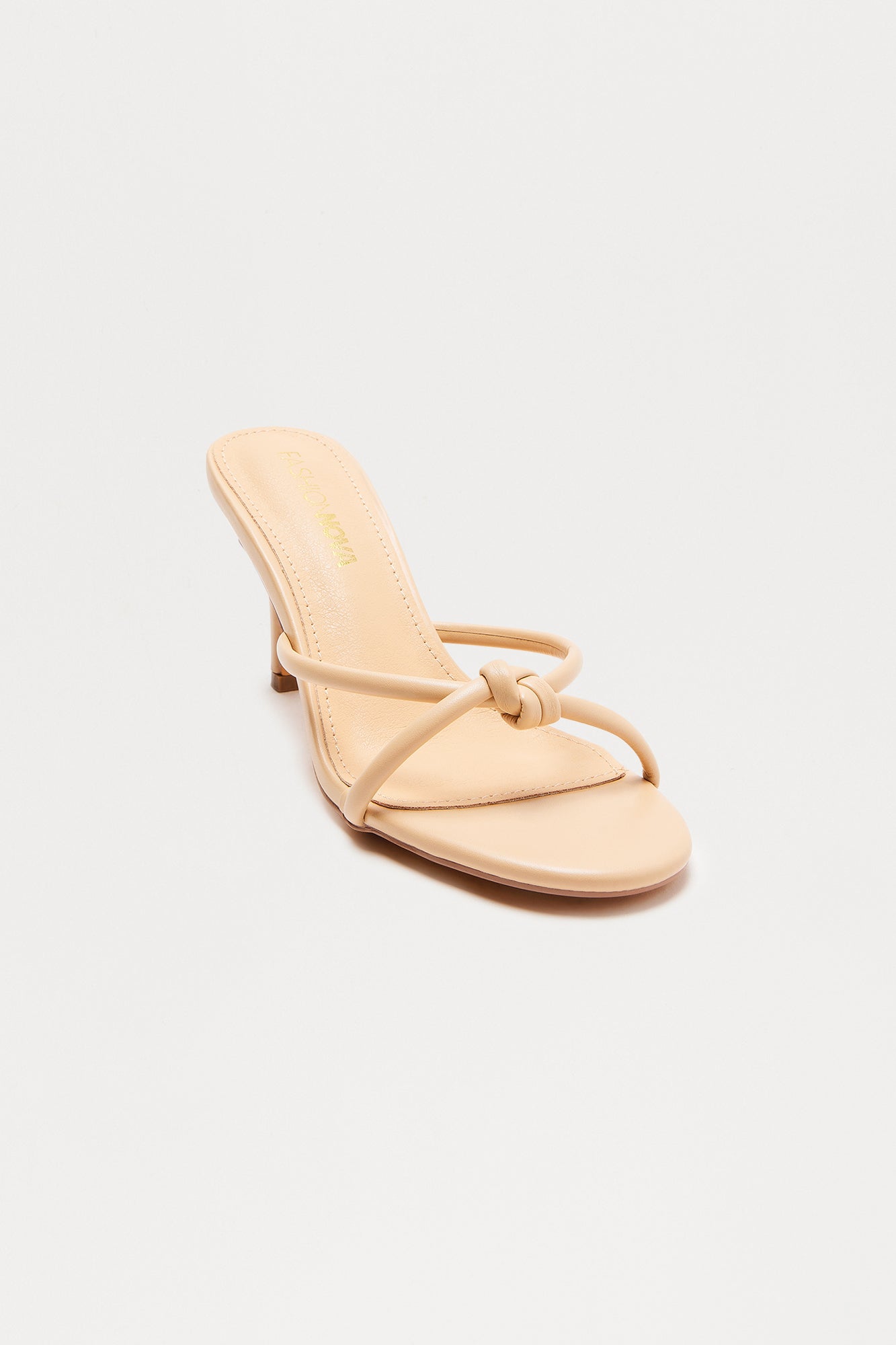 Soar Knot Mules - Nude