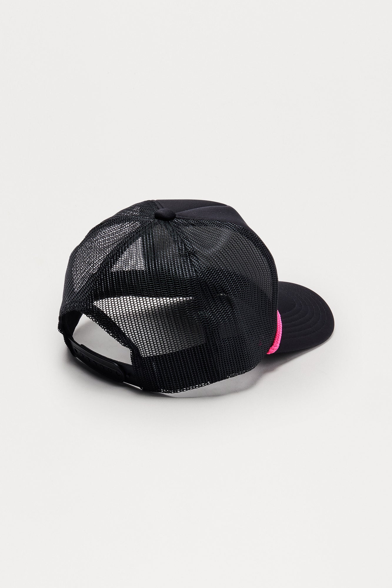 Support Day Drinking Trucker Hat - Black/Pink