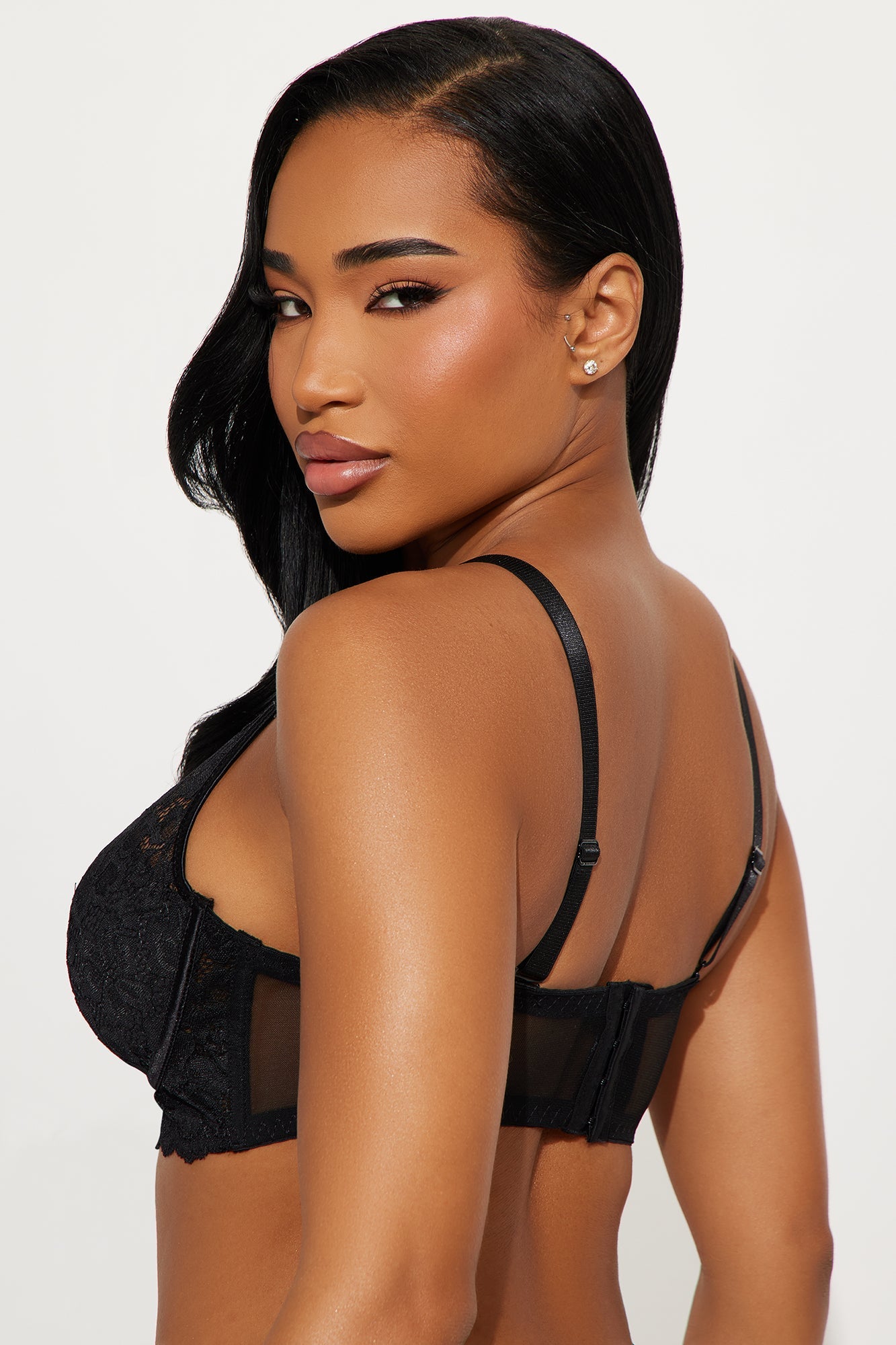 Always Essential Lace Wireless Bra - Black