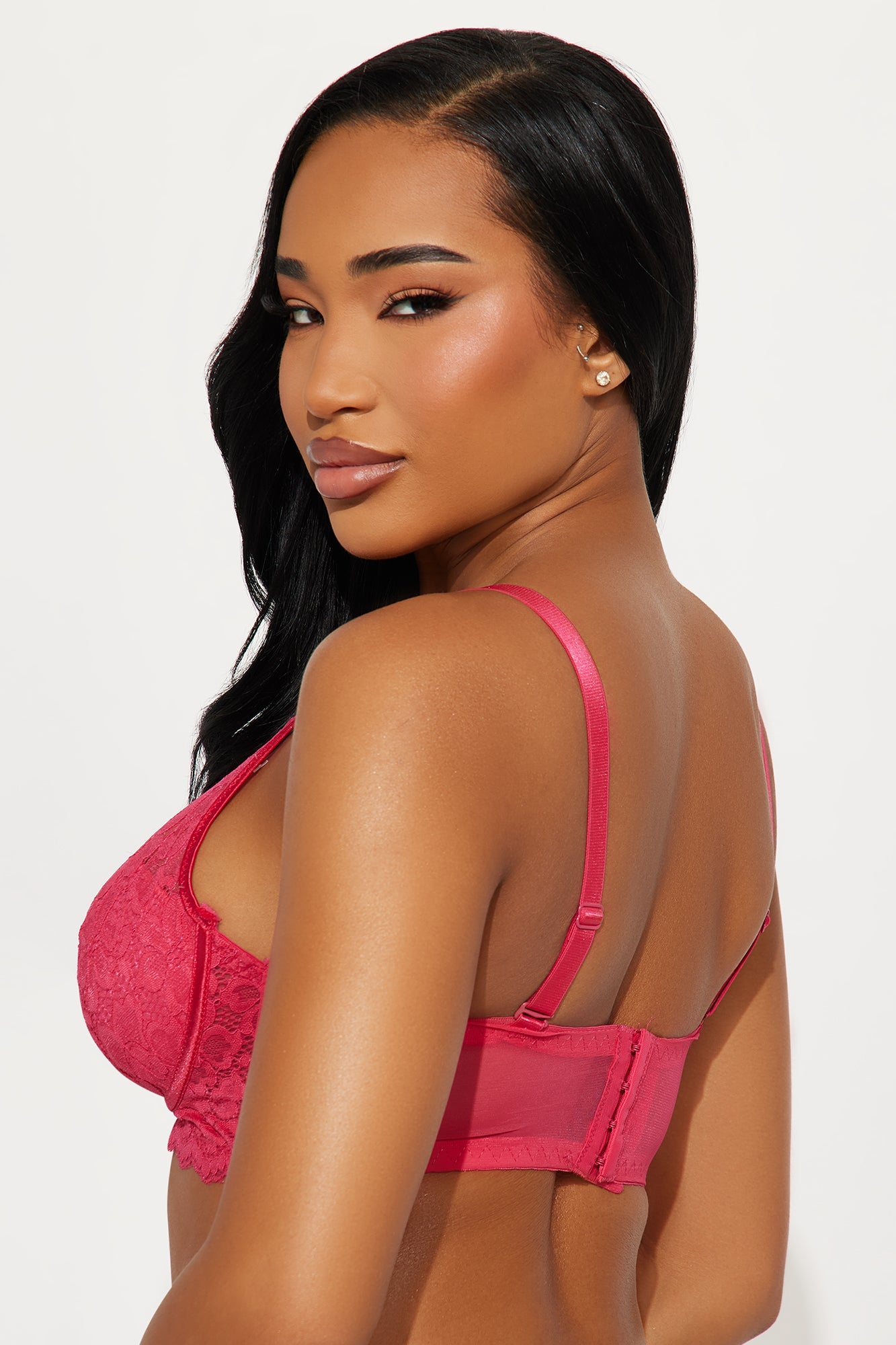 Always Essential Lace Wireless Bra - Red