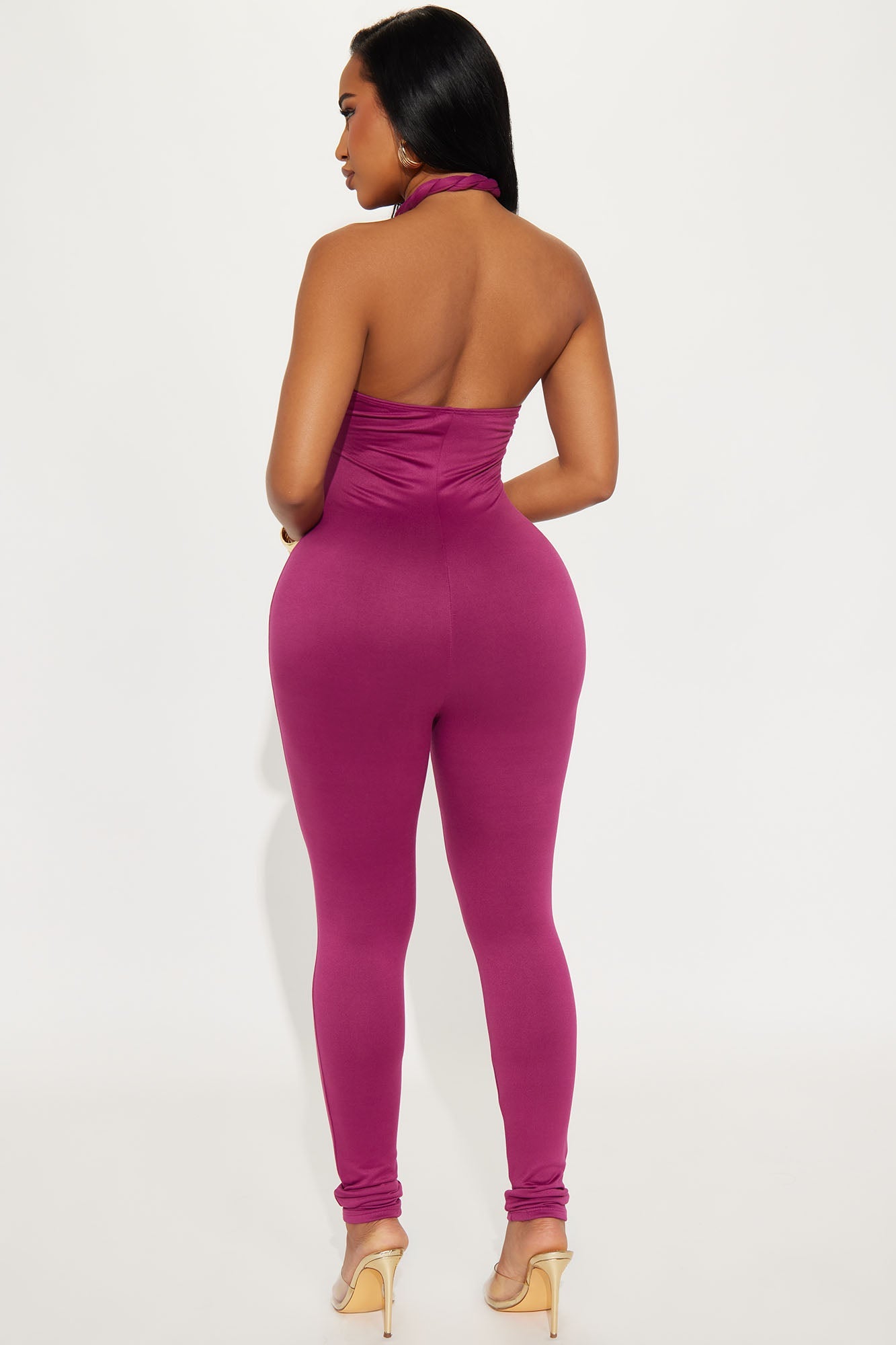 Summer Skies Jumpsuit - Magenta