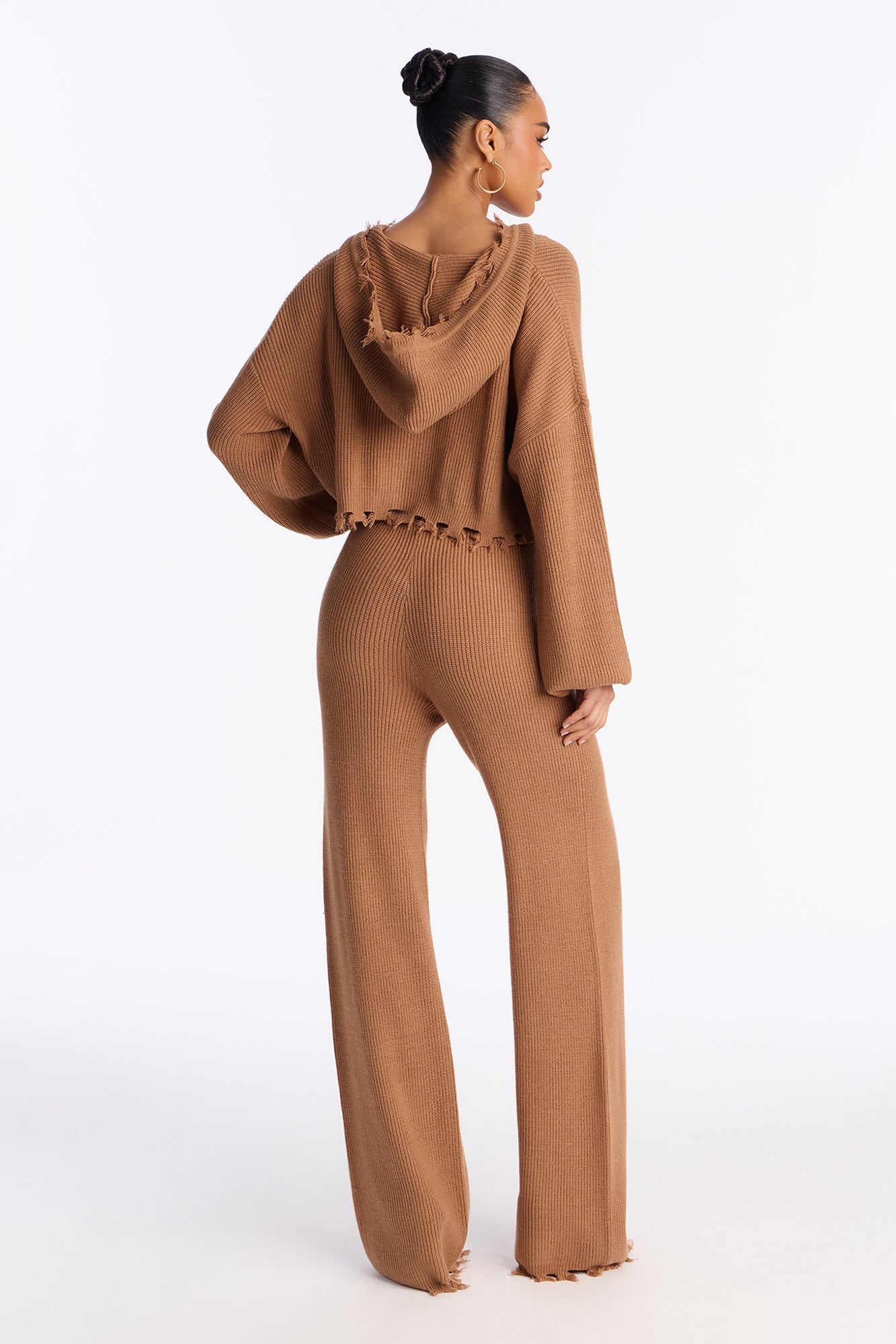 Tall Shannel Sweater Pant Set - Camel