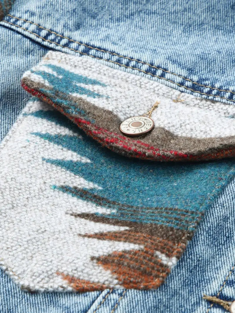 Maehan - Casual Gedrukte Jas voor Vrouwen