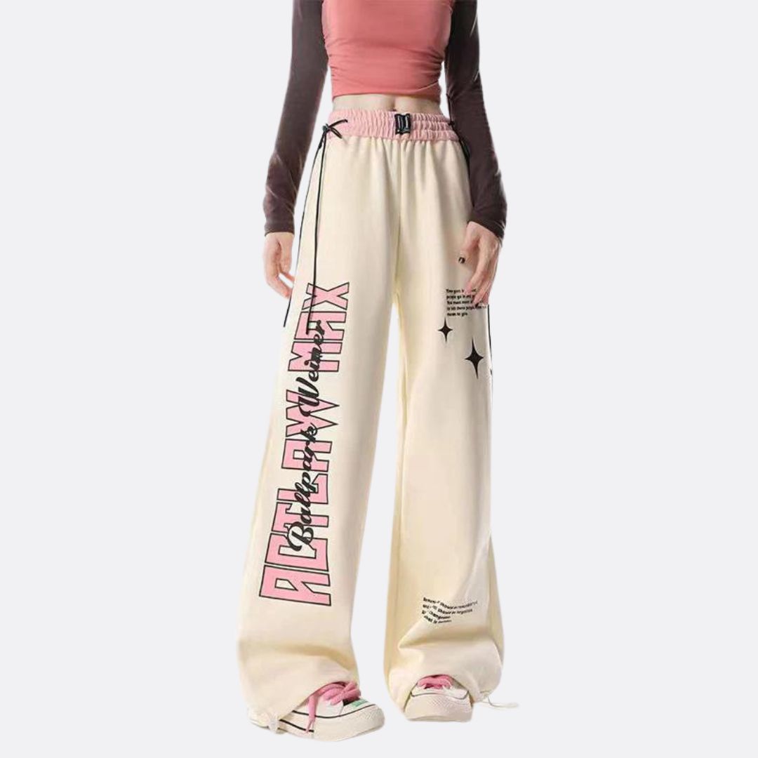 Yunisa - Broek Met Wijde Pijpen