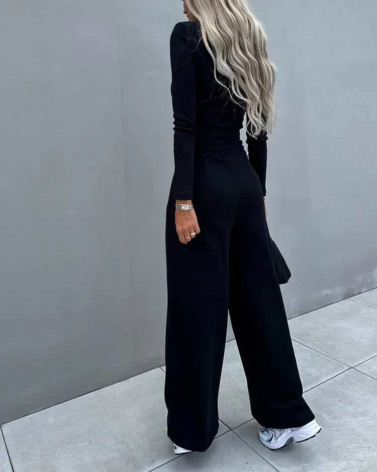 Thessaly - Knusse wijde broek voor Vrouwen