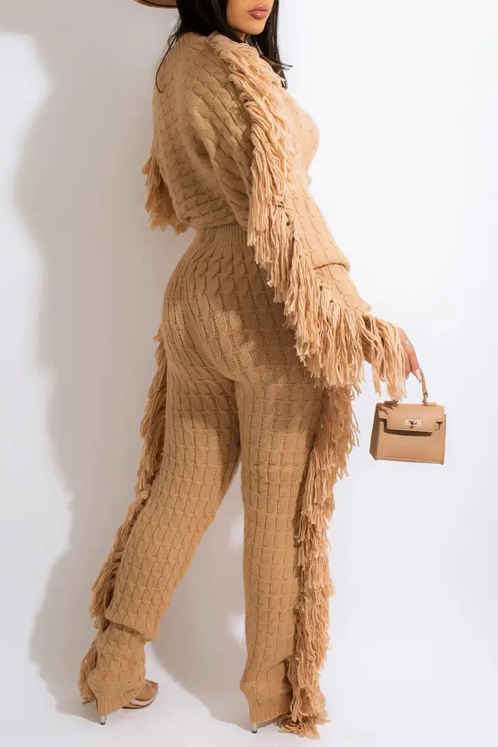 Kaianna - Gezellige gebreide Outfit Set voor Vrouwen