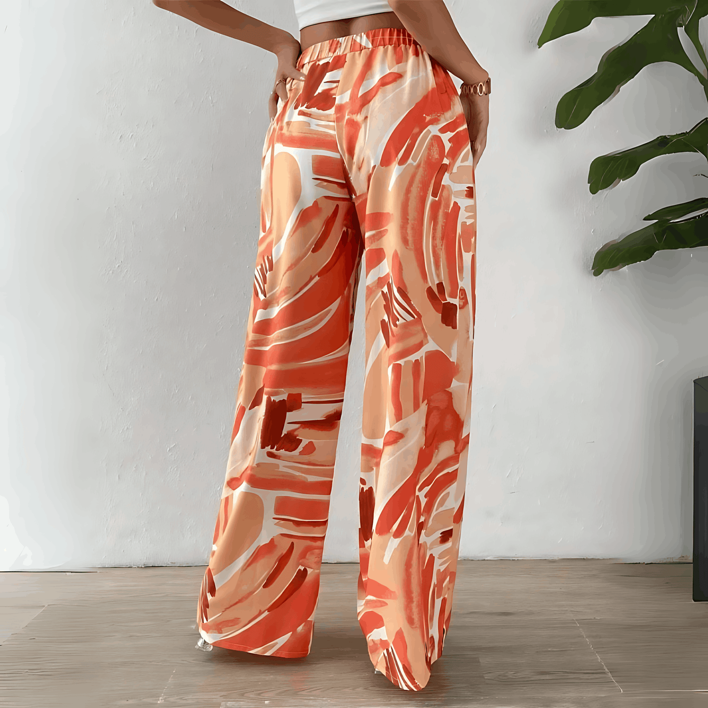 Valeria - Trendy Broek met Print voor Vrouwen