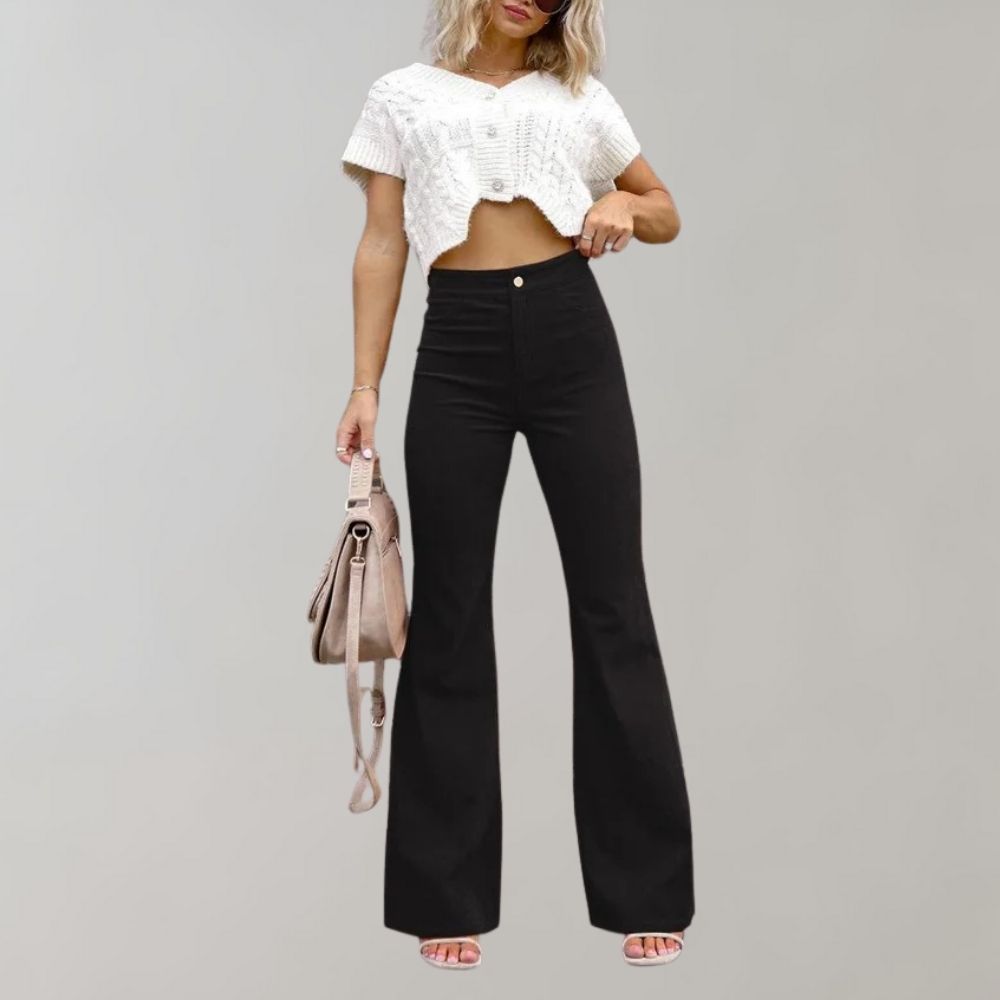 Lehua - Chique Hoge Taille Broek voor Vrouwen