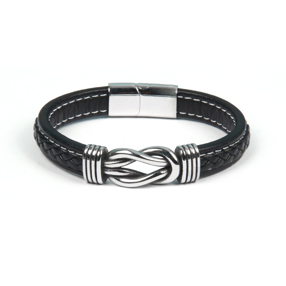 OneindigKnoop – Lederen Armband – Verbondenheid & Stijl