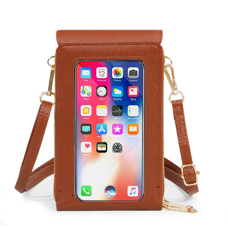 Neri - Transparante Schouder Telefoontas
