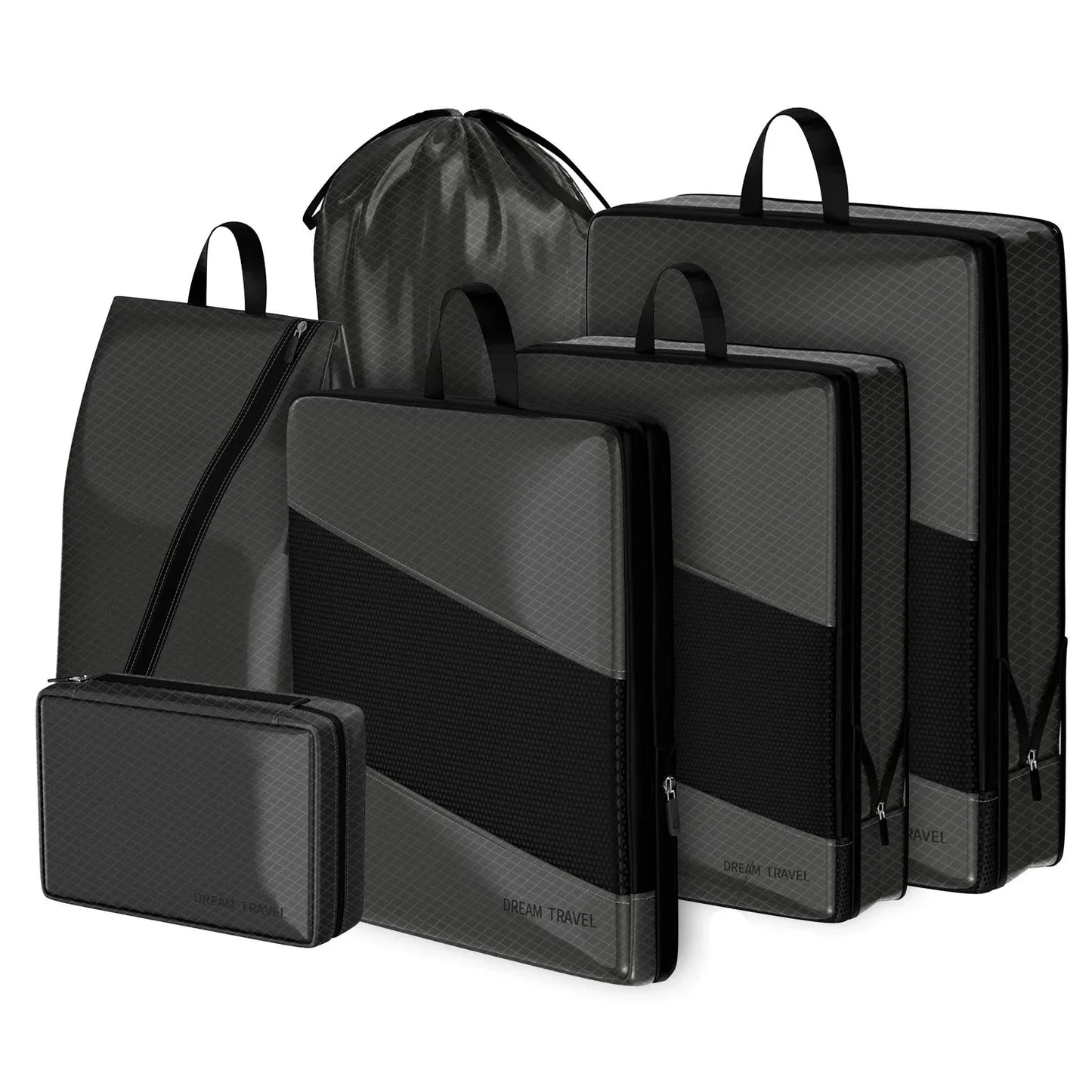 SpacePro - 6-Pack Compressie Pakblok Reistas Organizers