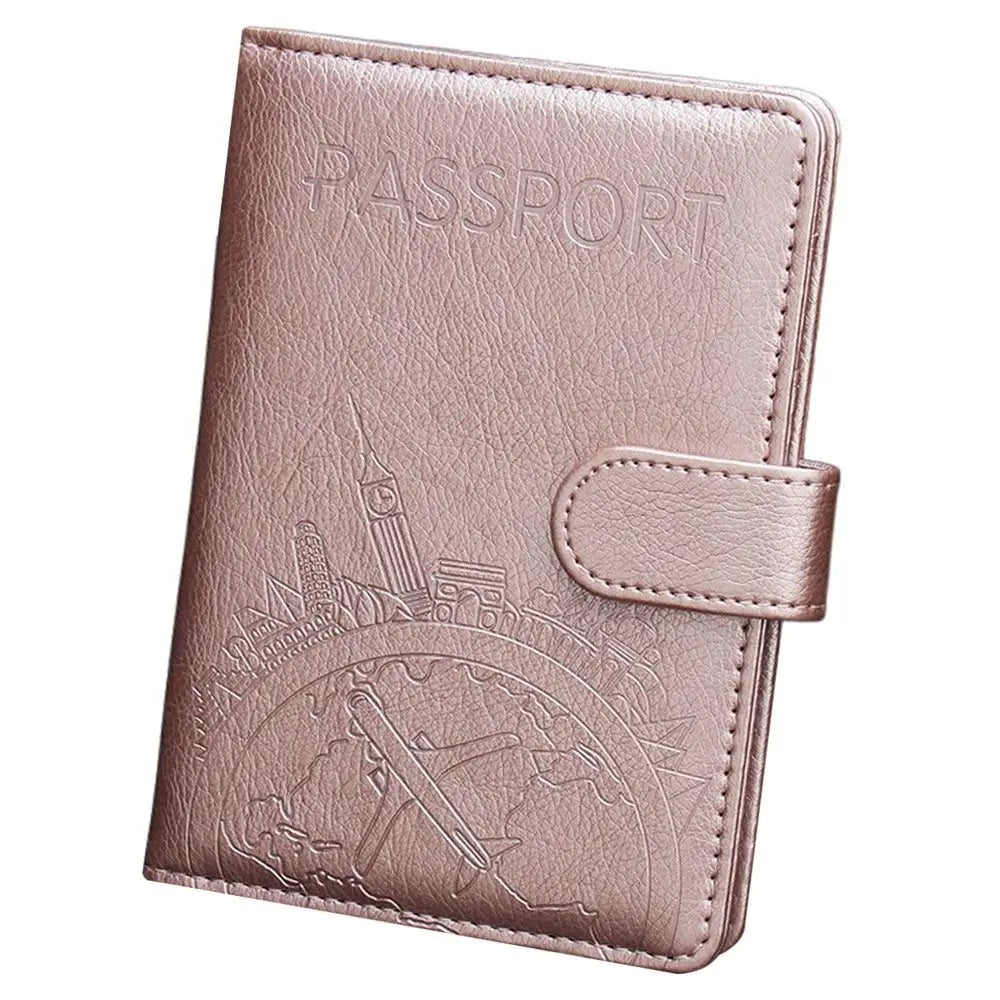 EliteTravel - RFID Leren Paspoorthouder en Reizen Portemonnee