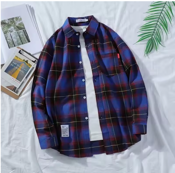 Callum – Heren Oversized Geruit Overhemd