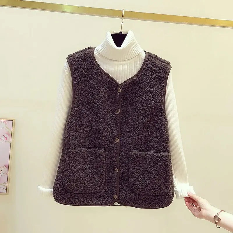 Melba - Stijlvol Fluffy Vest voor Vrouwen