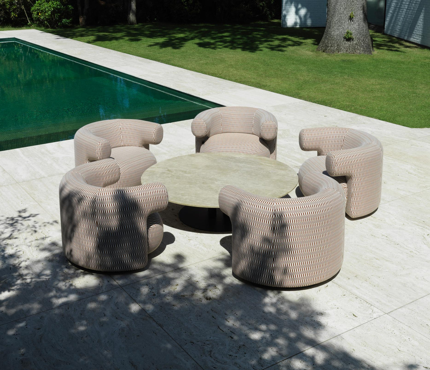 Burra Outdoor Lounge Chair W. Return