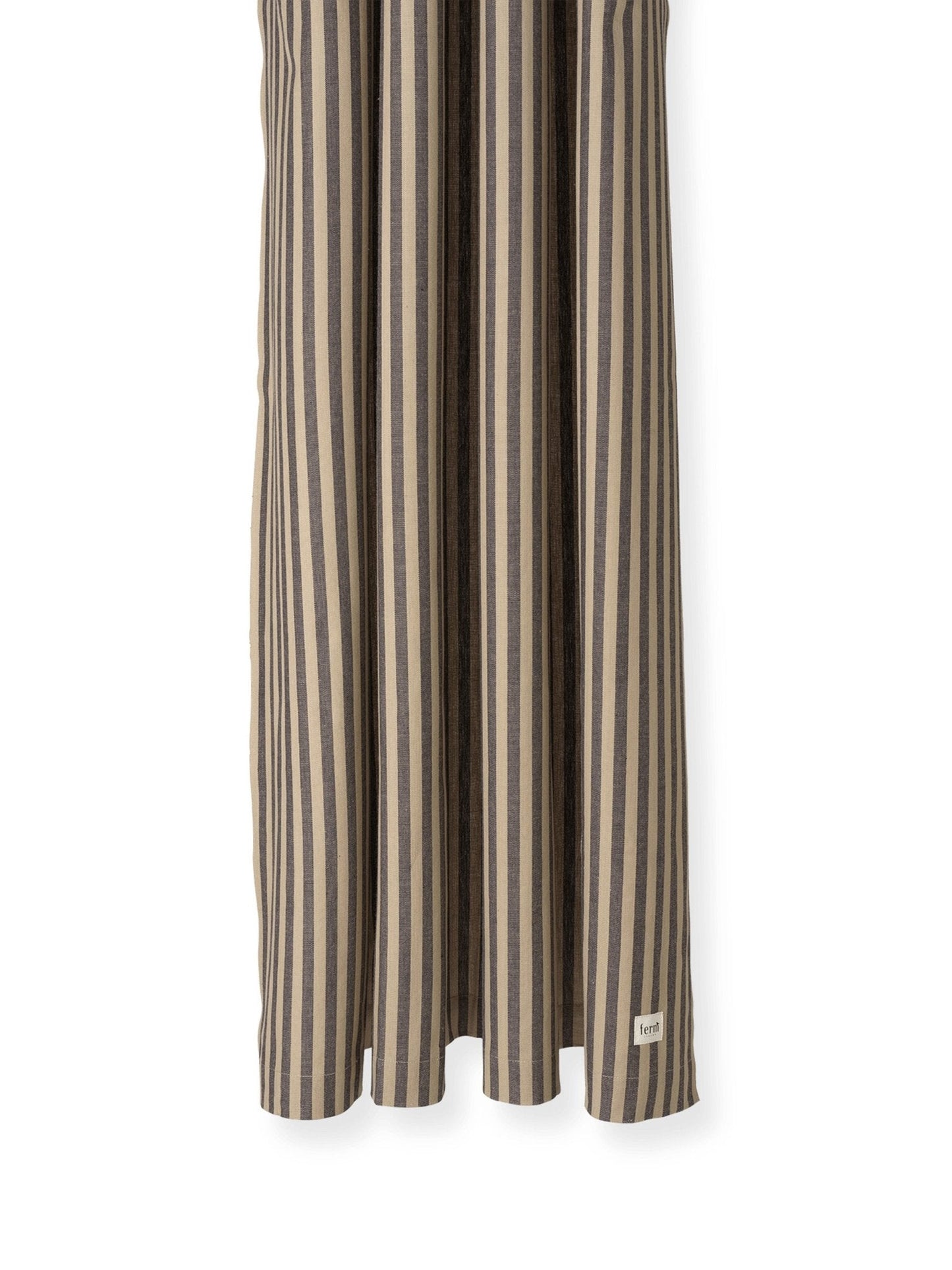 Open Box - Chambray Shower Curtain - 80.7"H - Sand/Black