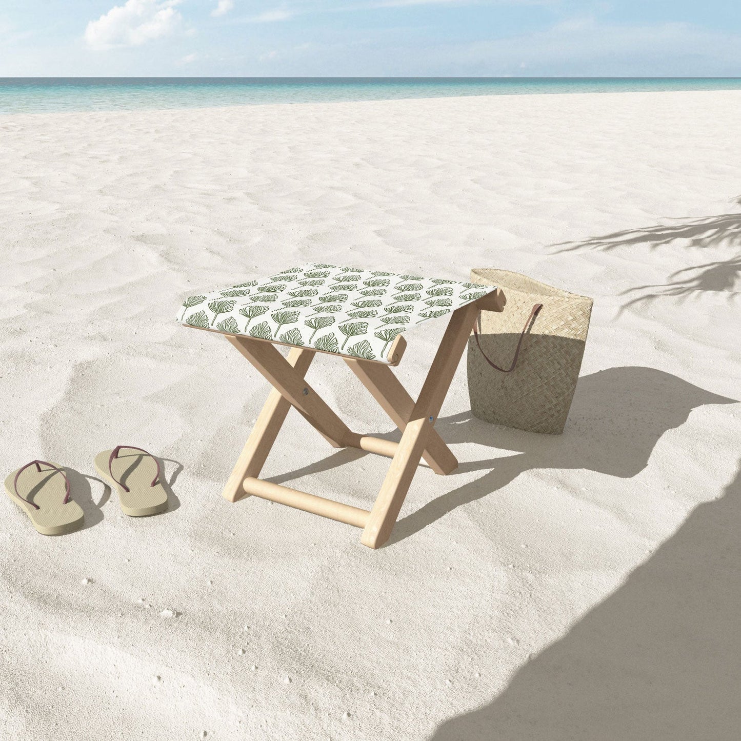 CoastL Studio Palm Sketches Folding Stool