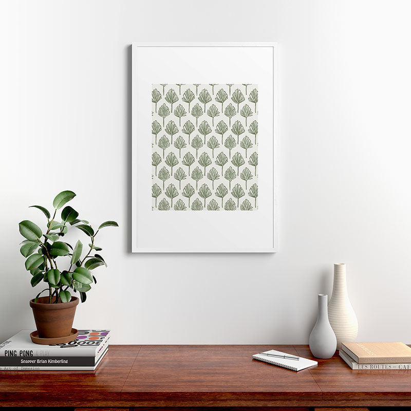 CoastL Studio Palm Sketches Framed Art Print