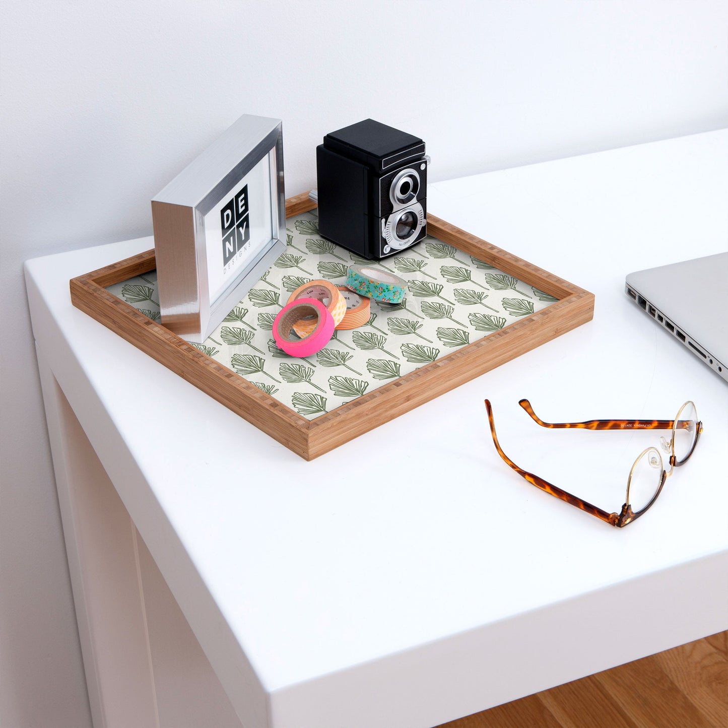 CoastL Studio Palm Sketches Square Tray