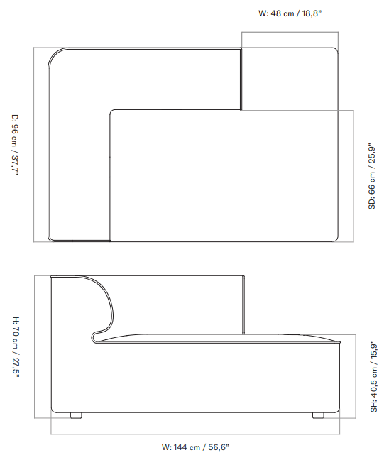 Eave 96 Modular Sofa