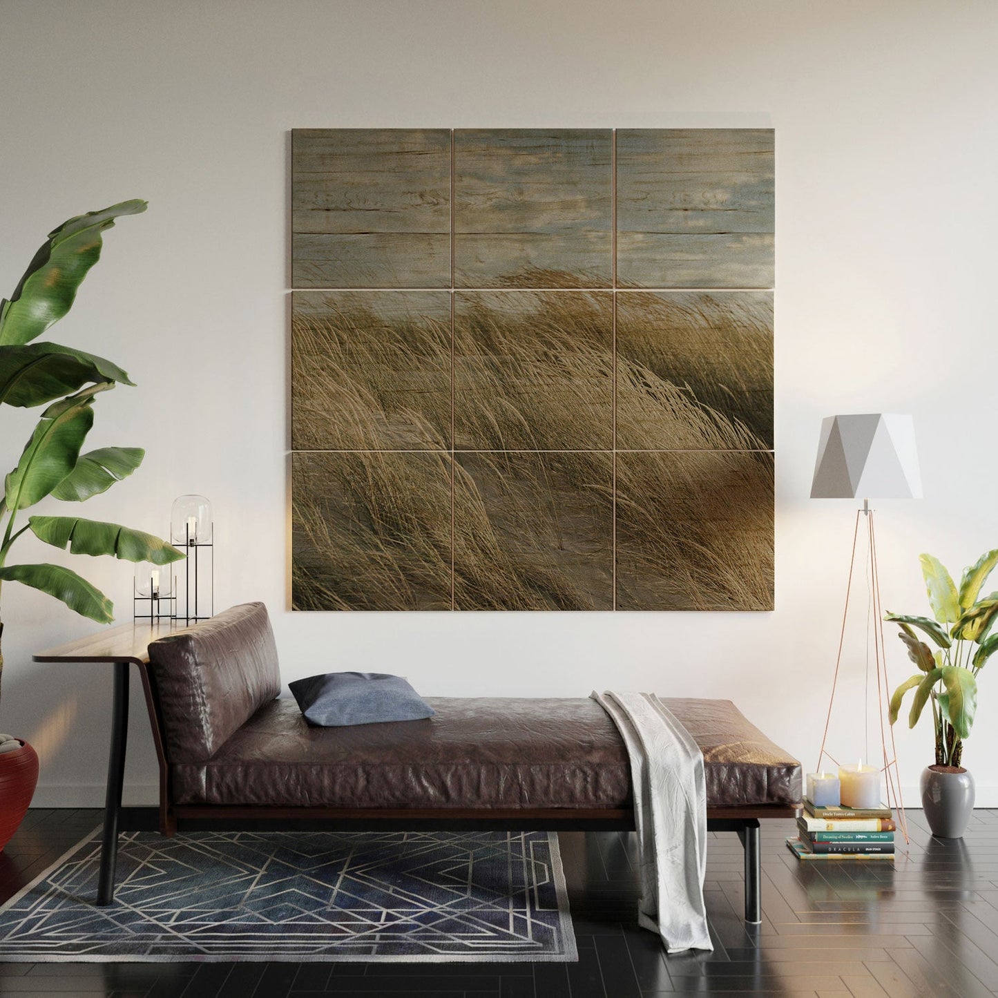Hello Twiggs Summer Dunes Wood Wall Mural