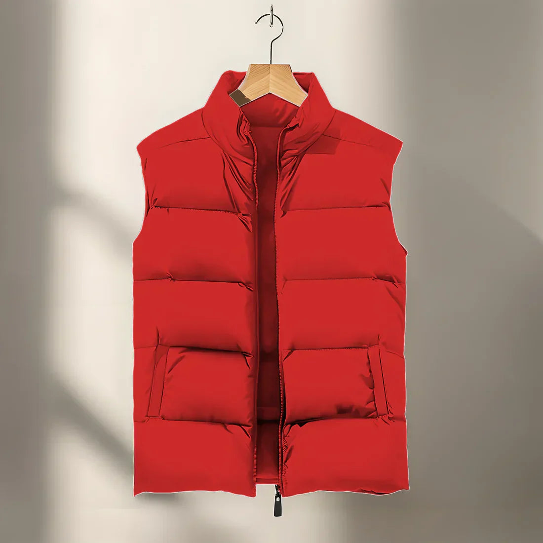 Stijlvolle Heren Gewatteerde Bodywarmer