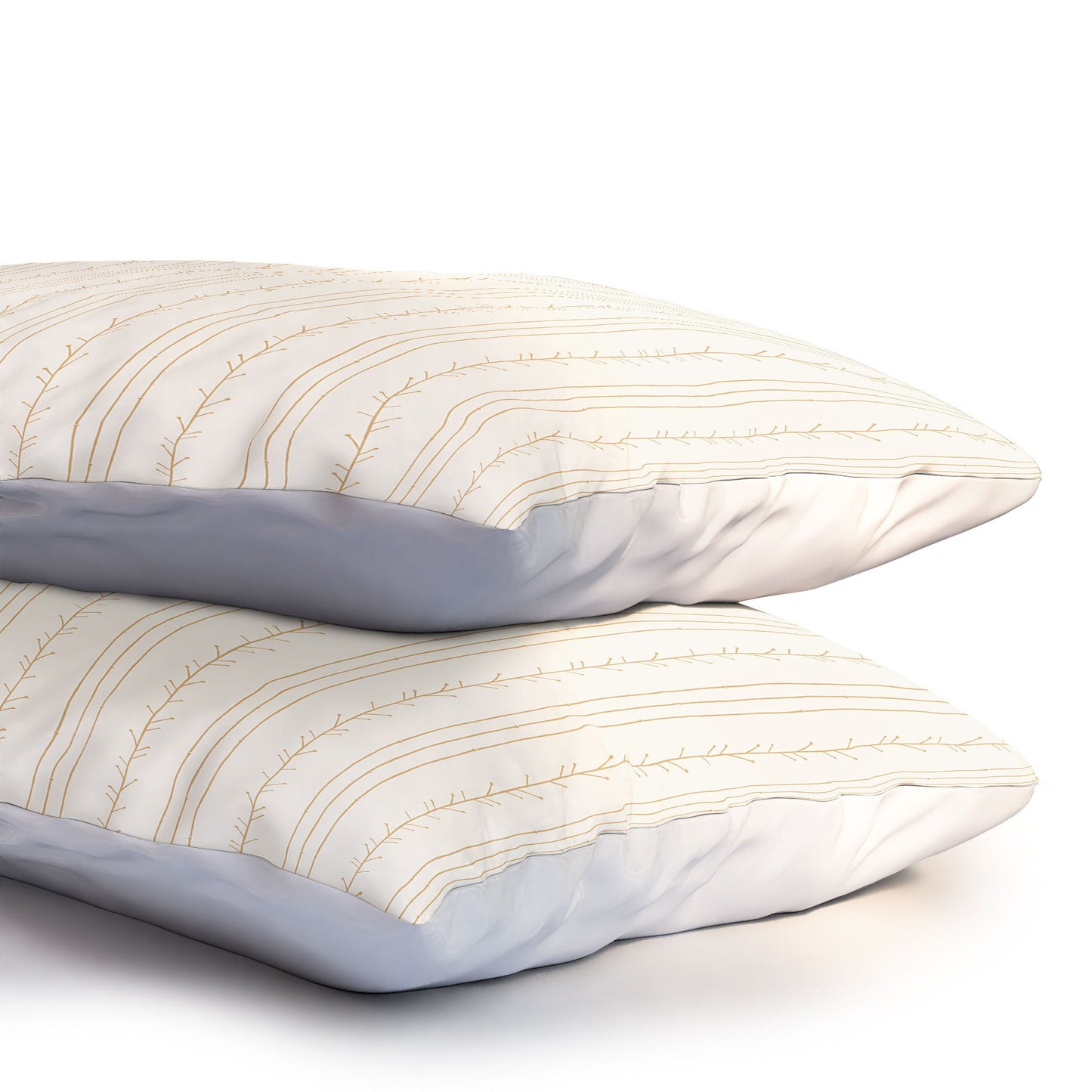 Little Arrow Design Co branch stripes cream Pillow Shams