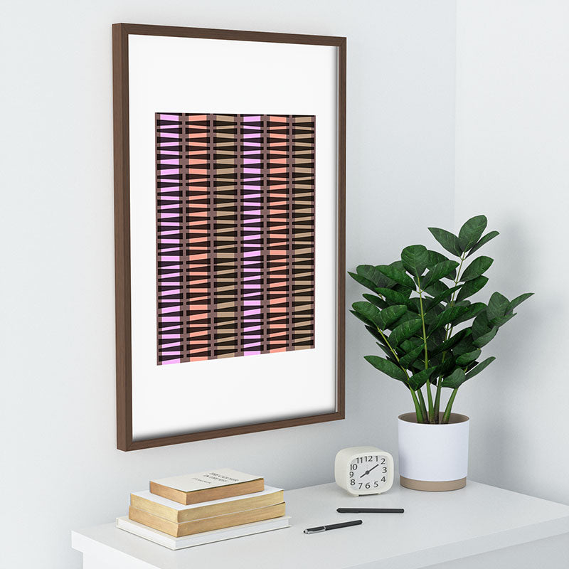 Mirimo Korath Striped Recessed Framing Rectangle