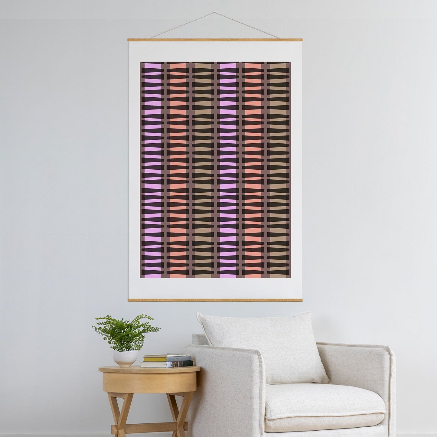 Mirimo Korath Striped Art Print