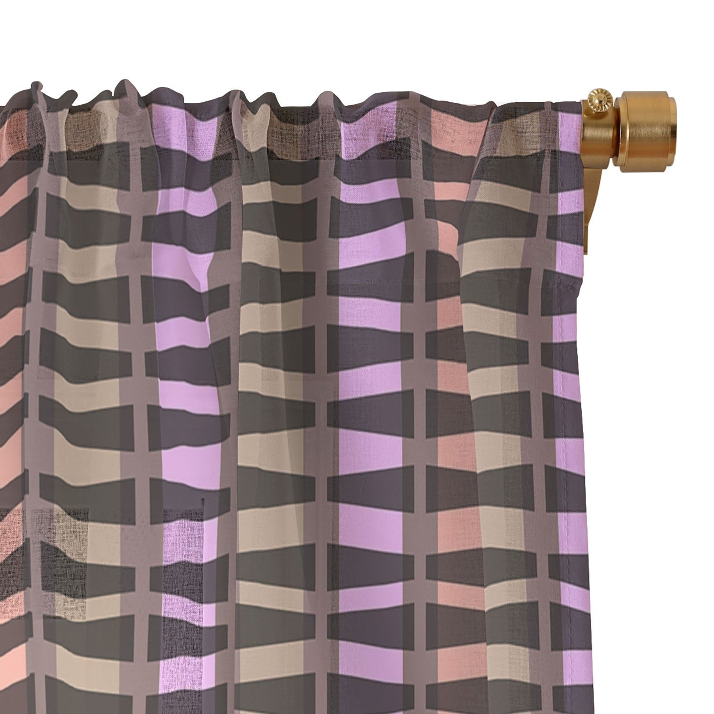 Mirimo Korath Striped Sheer Window Curtain