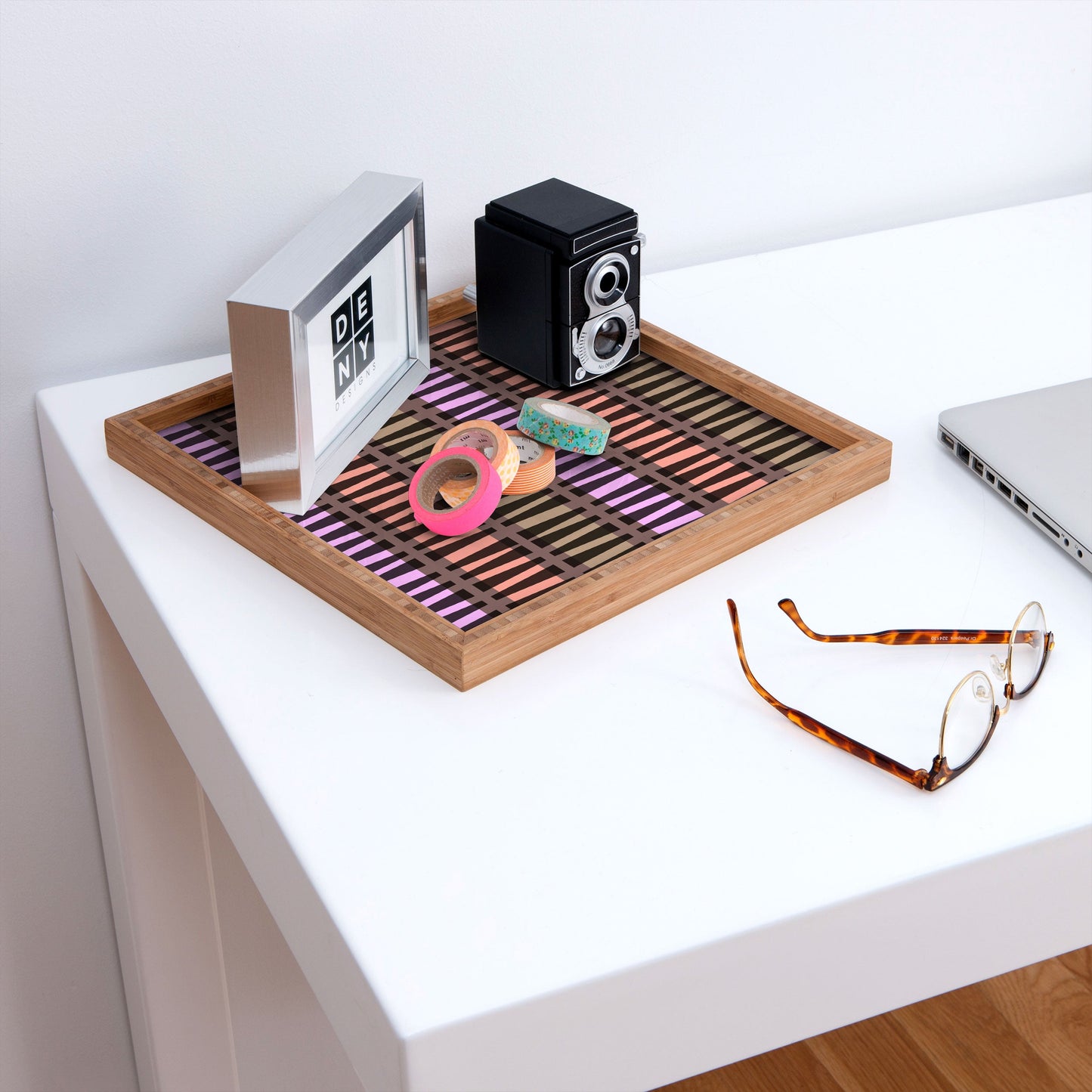 Mirimo Korath Striped Square Tray