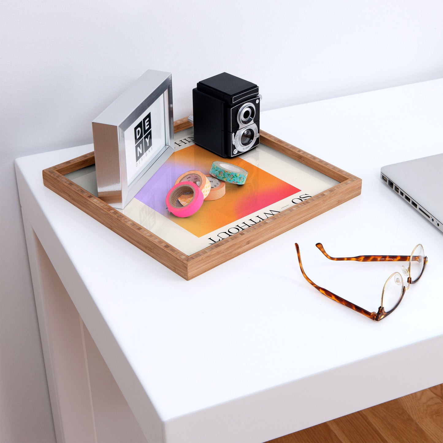 Tiger Spirit As Within So Without Square Tray