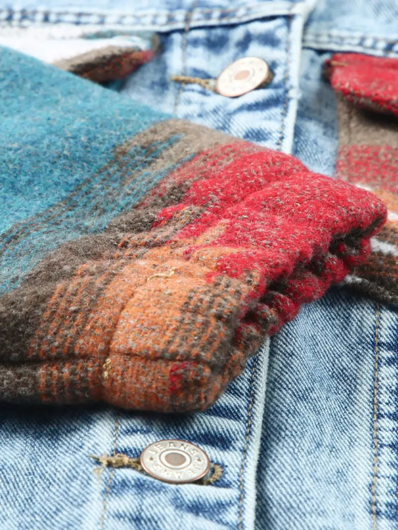 Maehan - Casual Gedrukte Jas voor Vrouwen