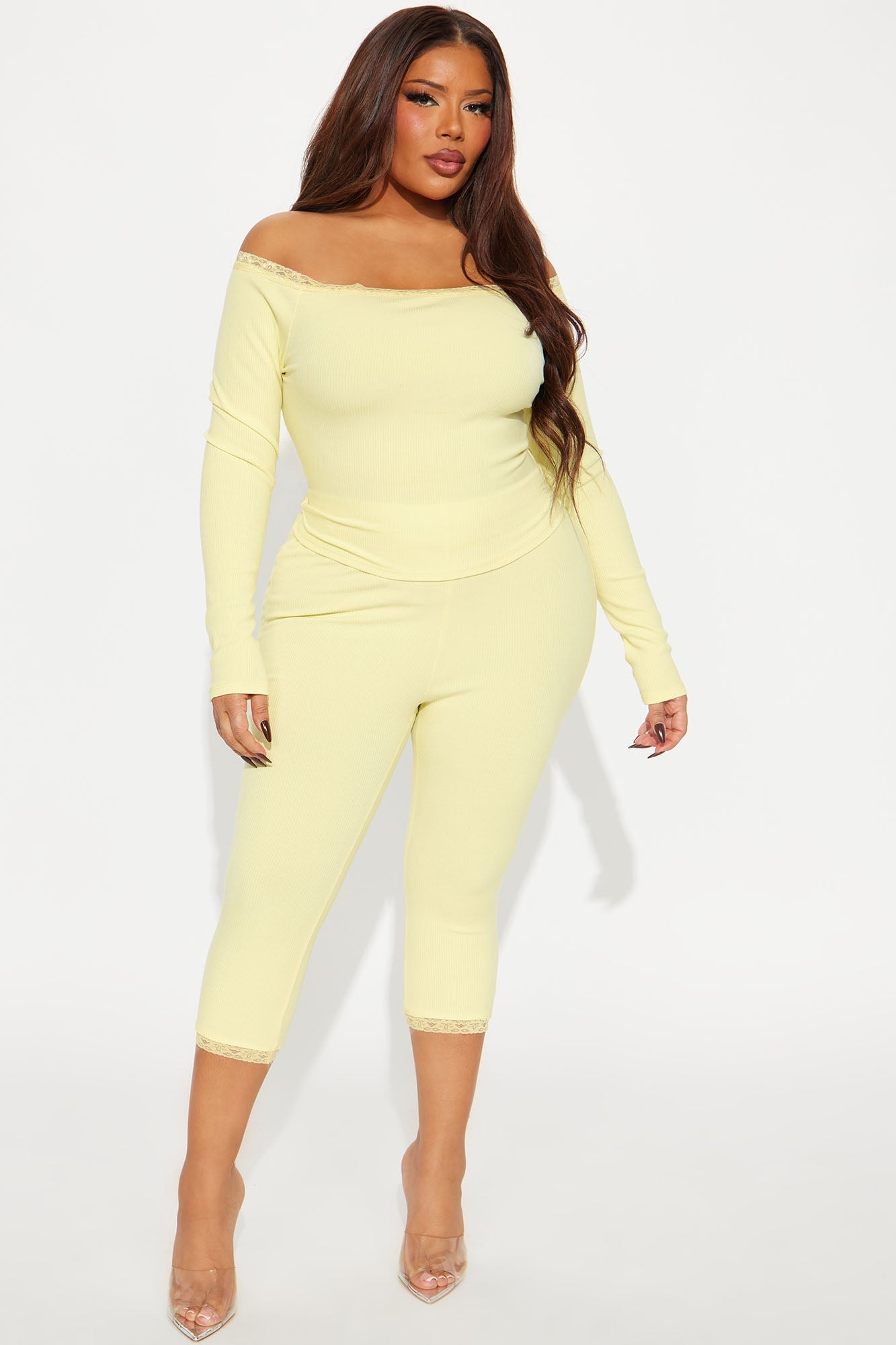 Athena Snatched Top - Butter Yellow