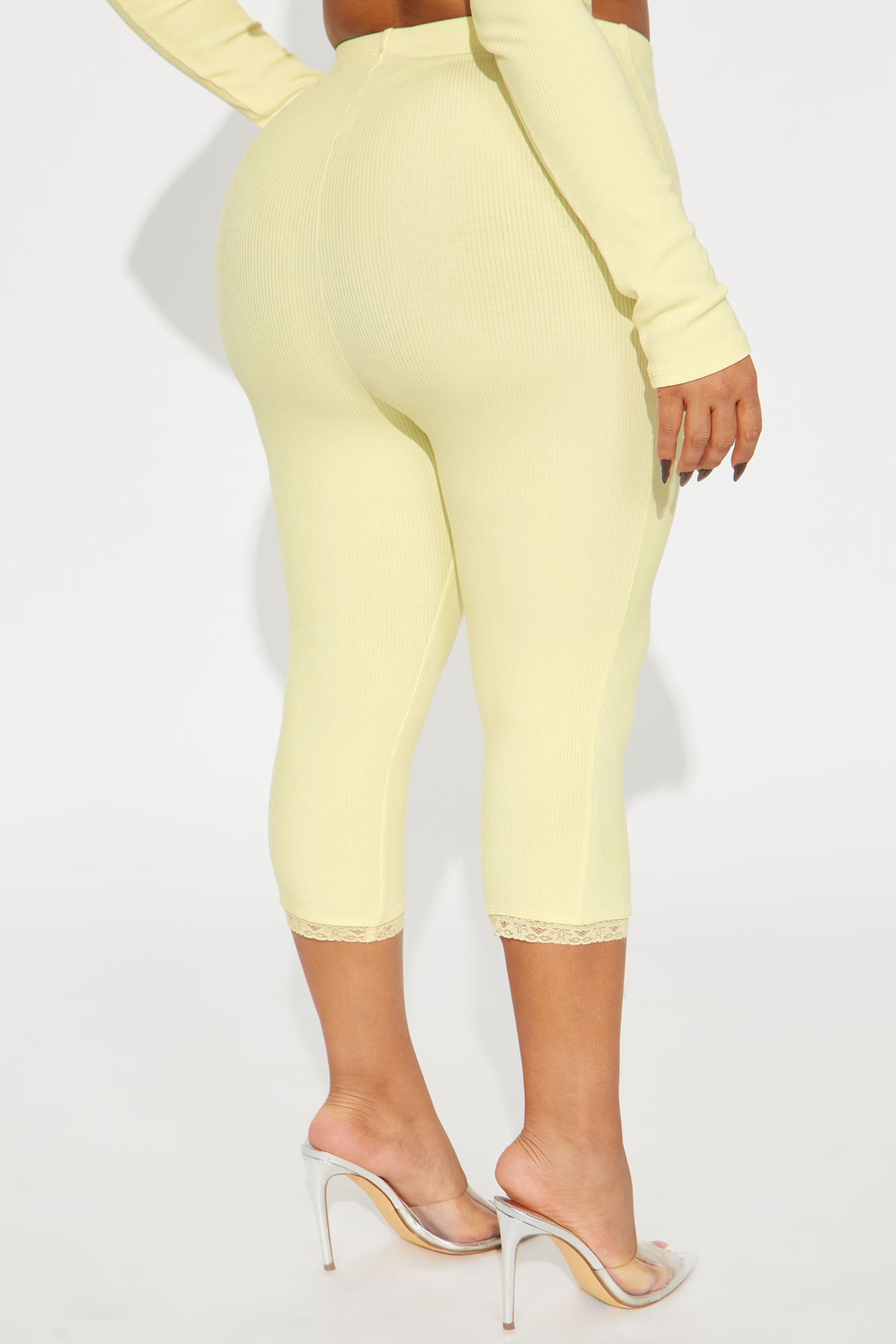 Florence Snatched Capri Leggings - Butter Yellow