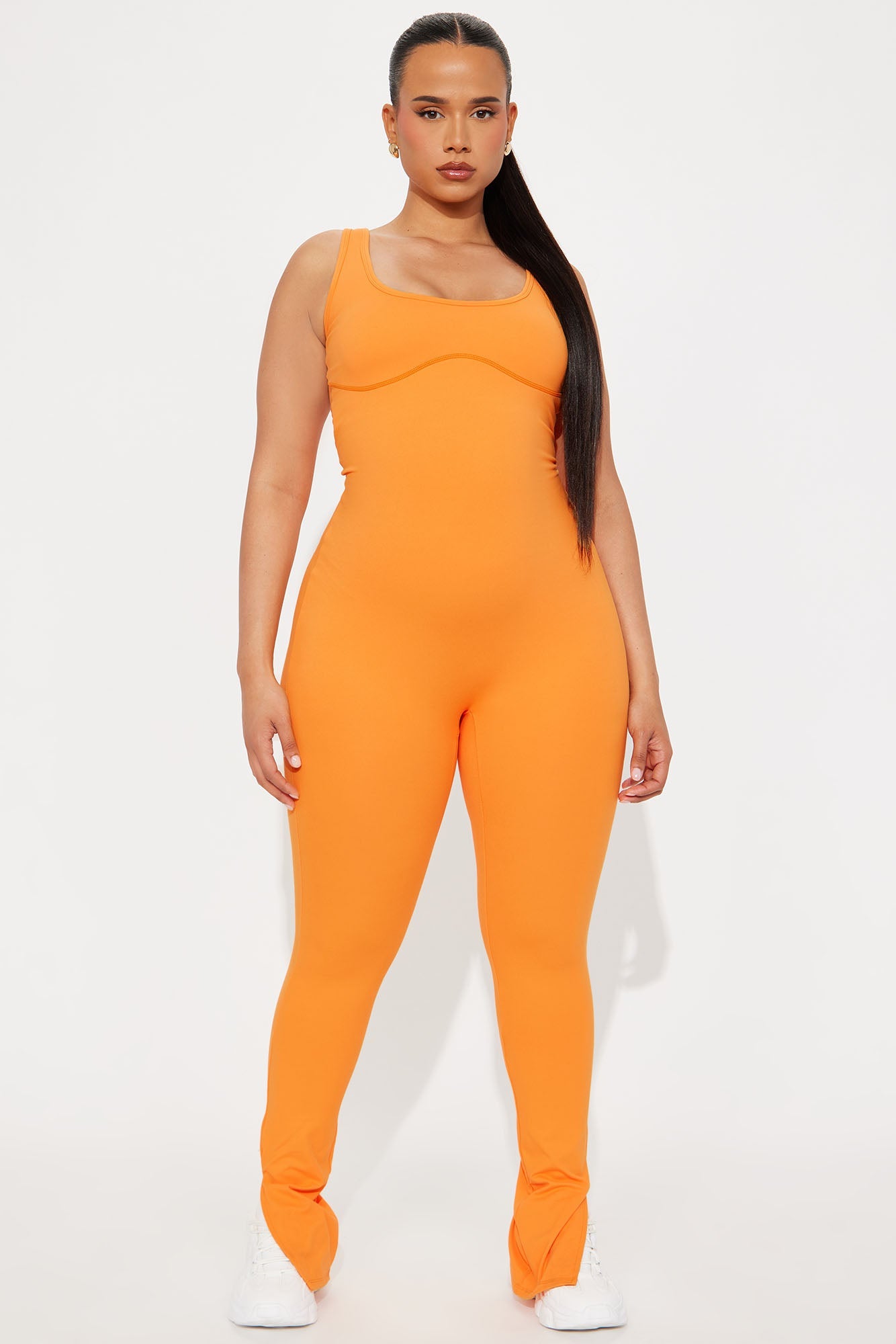 Sunrise Session Super Soft Active Jumpsuit - Tangerine