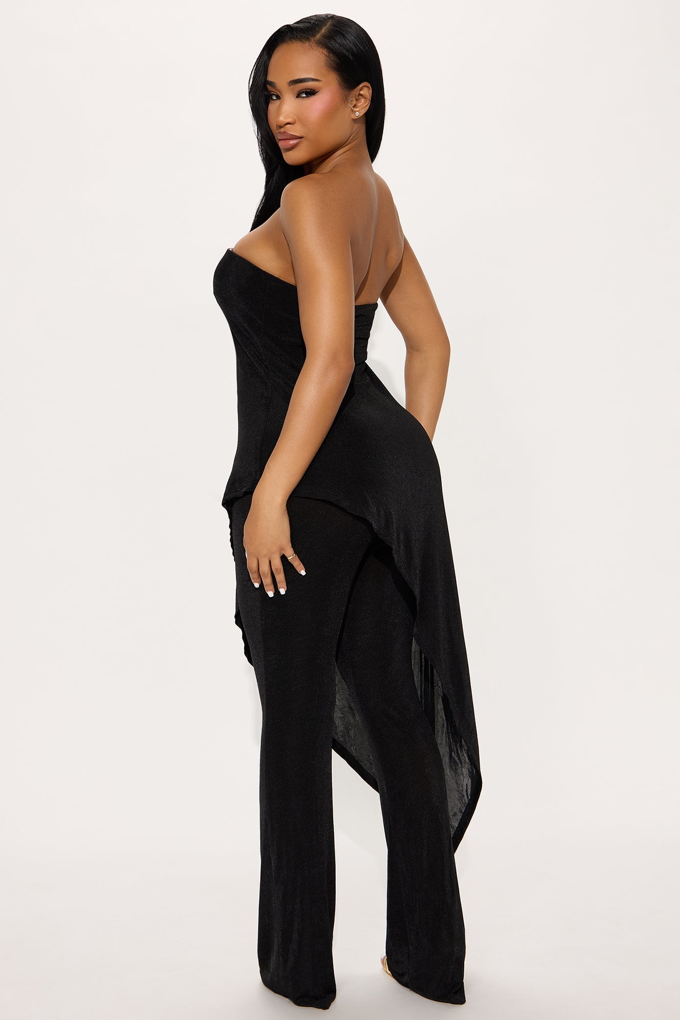 Meant To Be Slinky Jumpsuit - Black