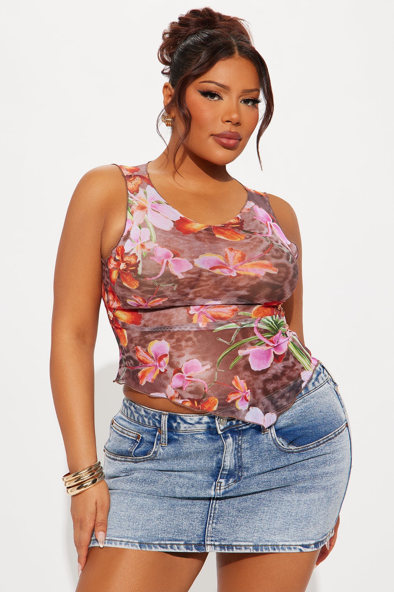 Cool Off Mesh Tank Top - Multi Color