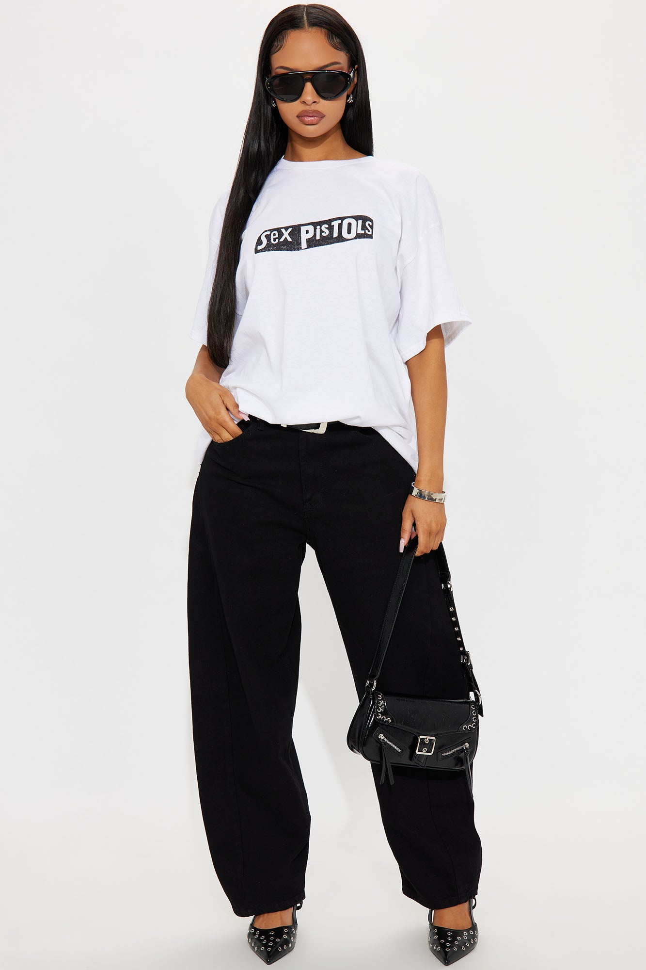 Sex Pistols Oversized Tee - White