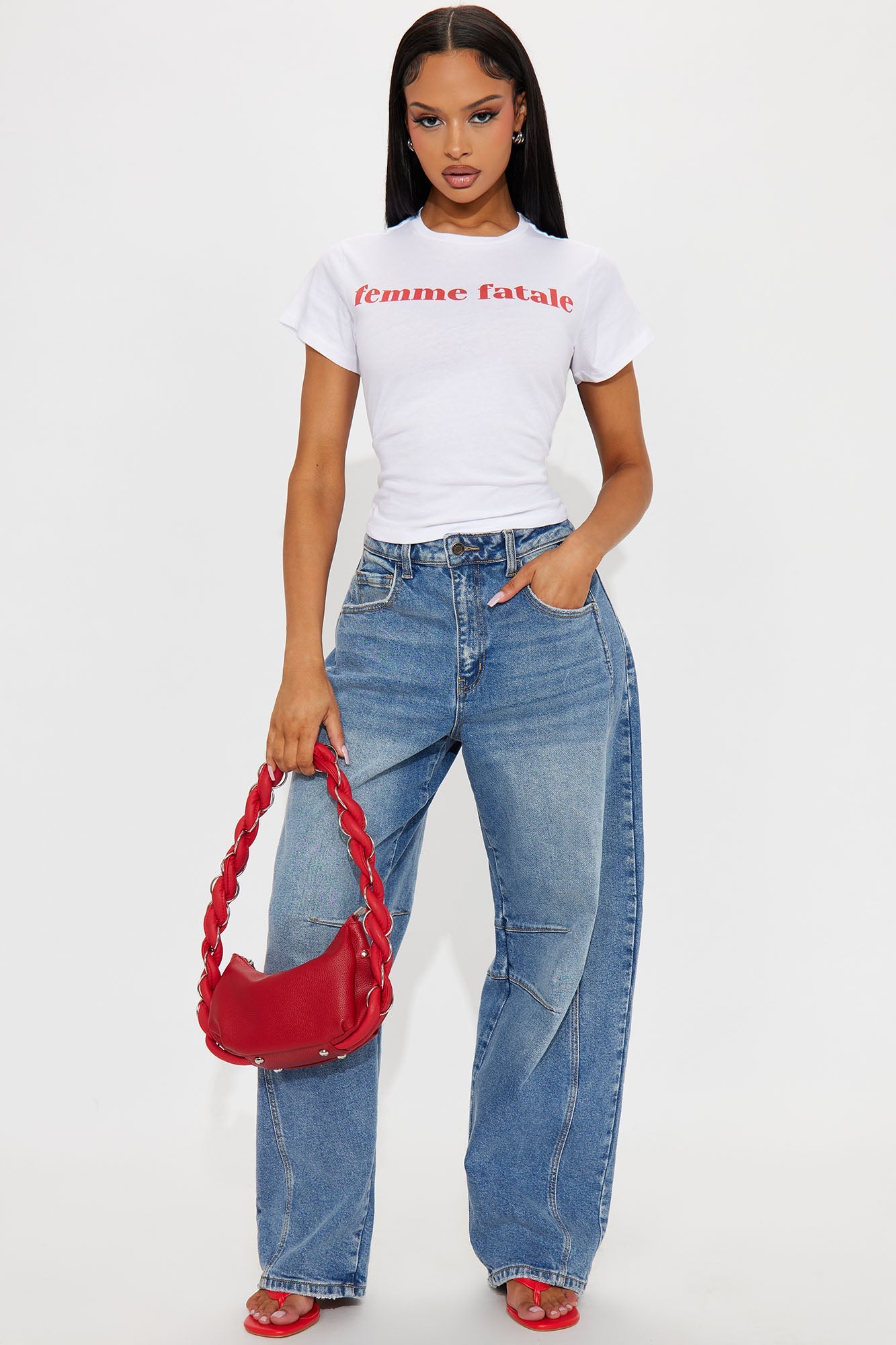 Femme Fatale Tee - White