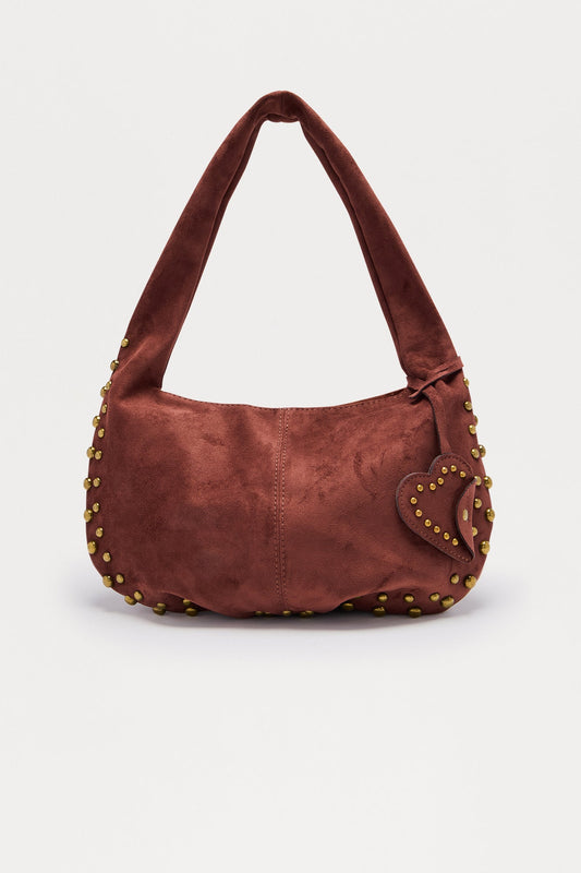 Beat Of Your Heart Shoulder Bag - Cognac
