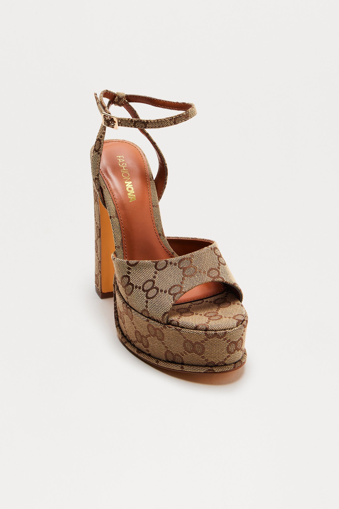 Prosecco Ultra Platform Heels - Brown/combo