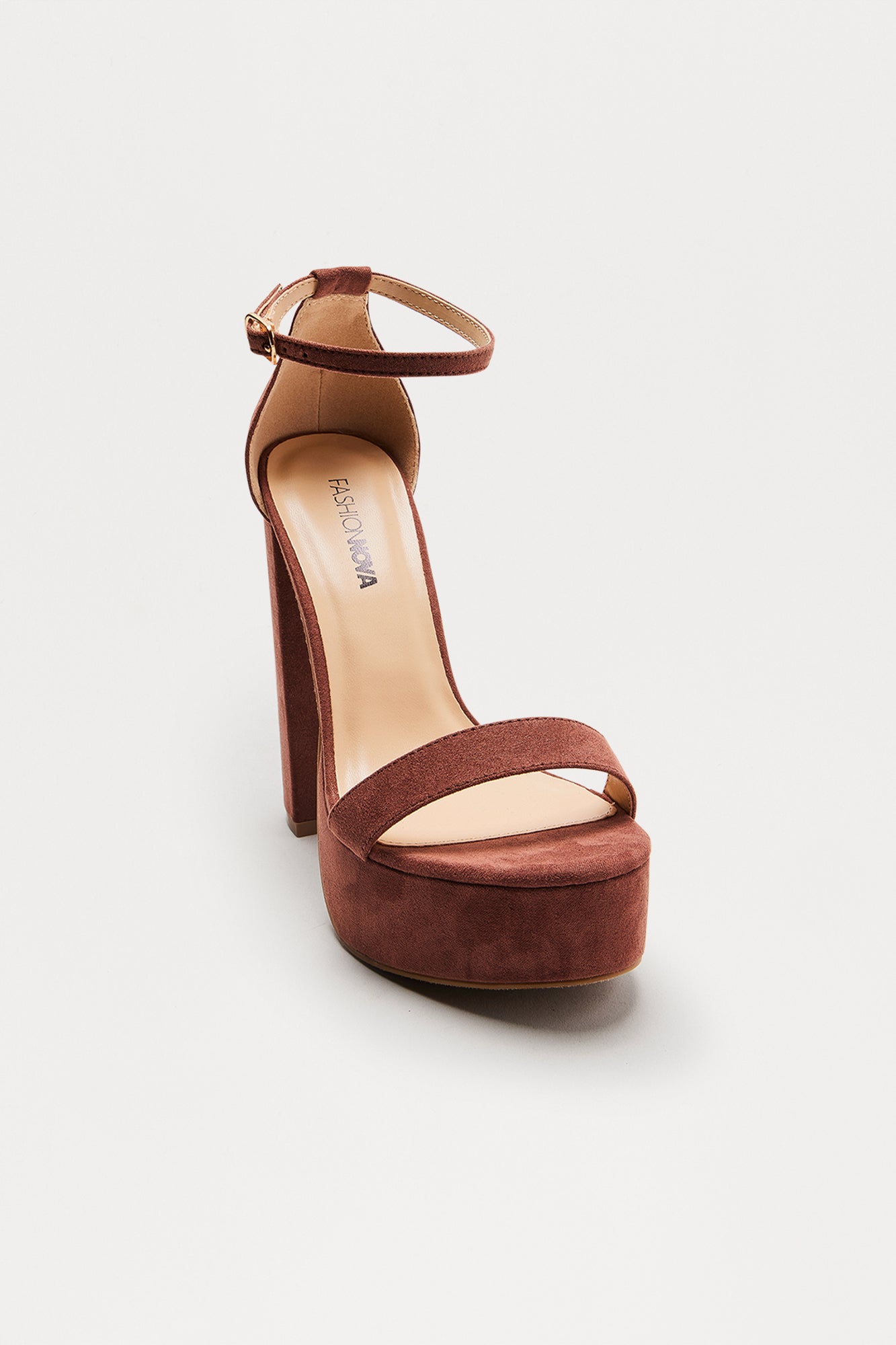 Hilana Platform Heeled Sandals - Chocolate