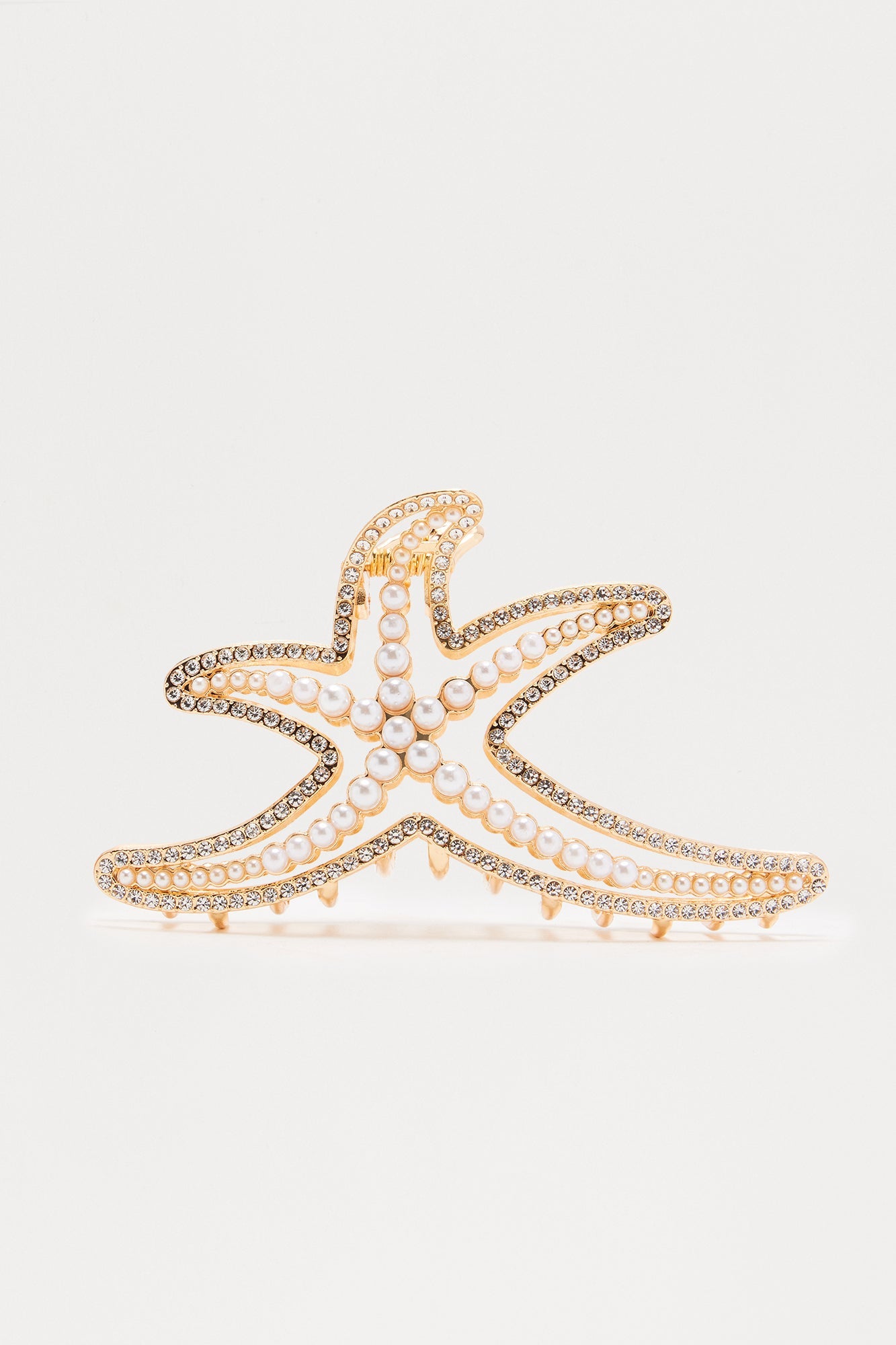 Starfish Claw Clip - Gold