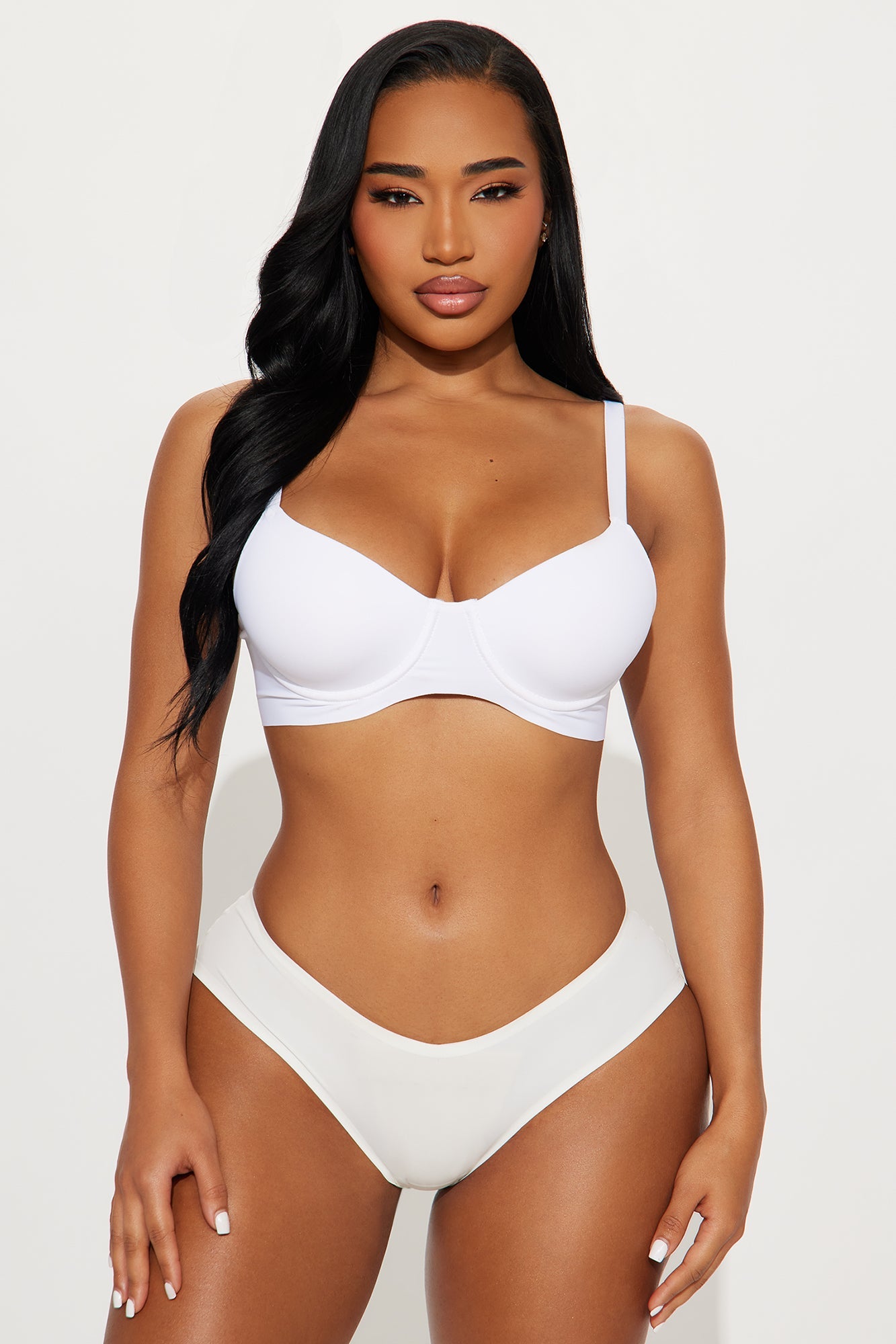 Crush On You V Front Hipster Panty - Cream
