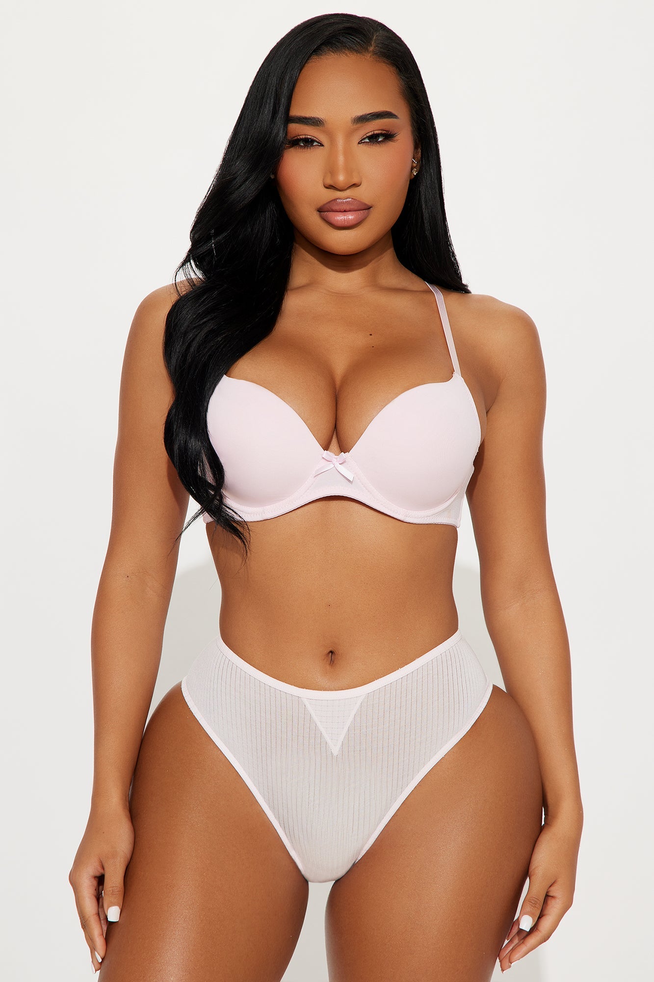 Daily Mood Soft Ribbed Hipster Panty - Pink