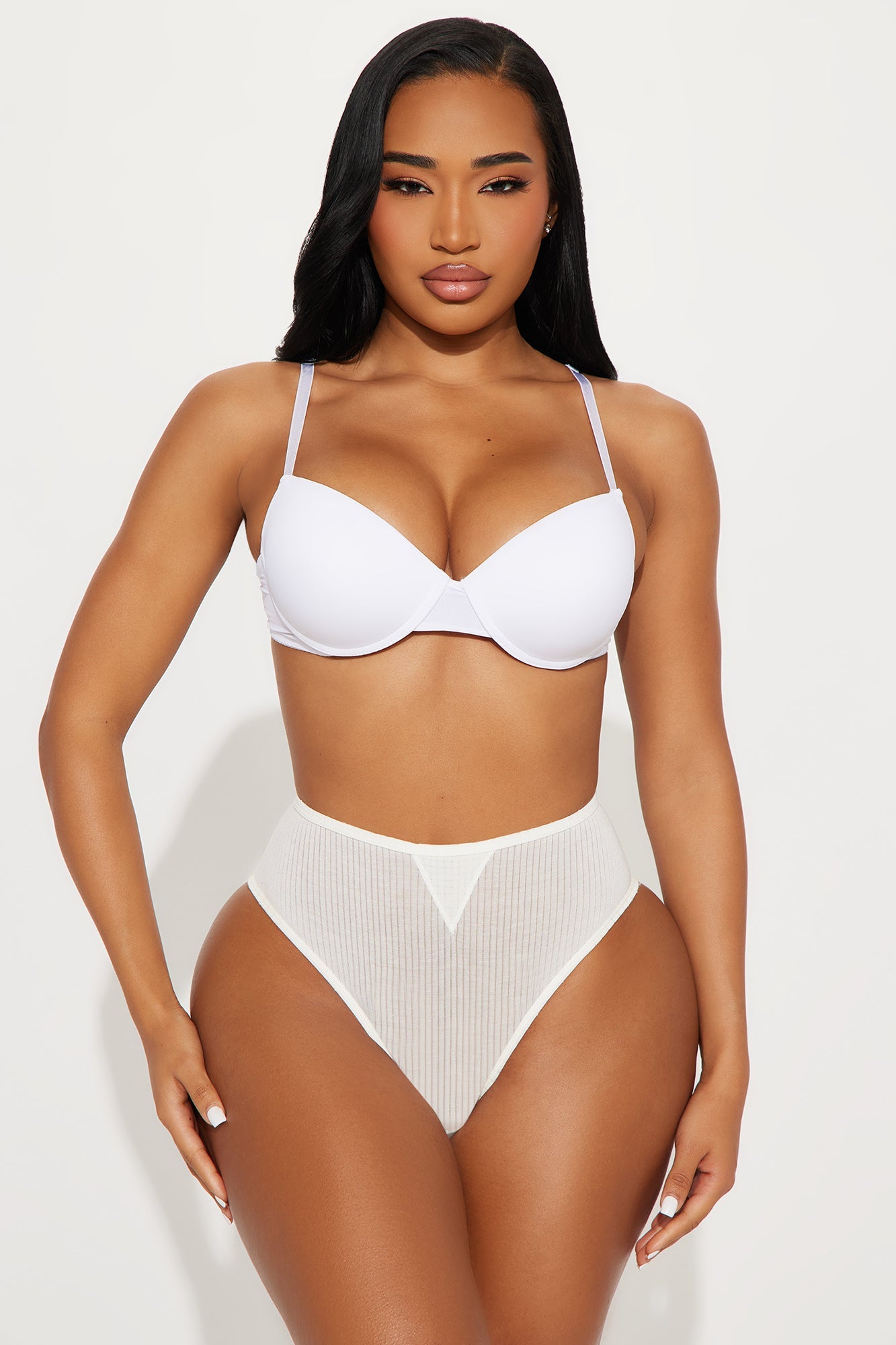Daily Mood Soft Ribbed Hipster Panty - Cream