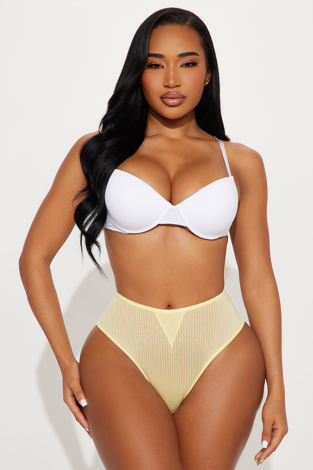 Daily Mood Soft Ribbed Hipster Panty - Banana